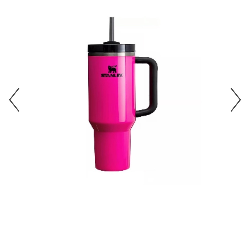 Stanley Vibrant Pink Travel Mug with Handle